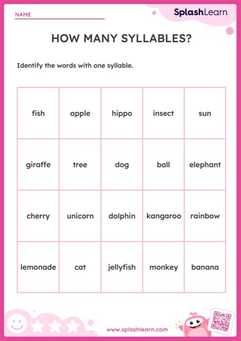 7 One-Syllable Words