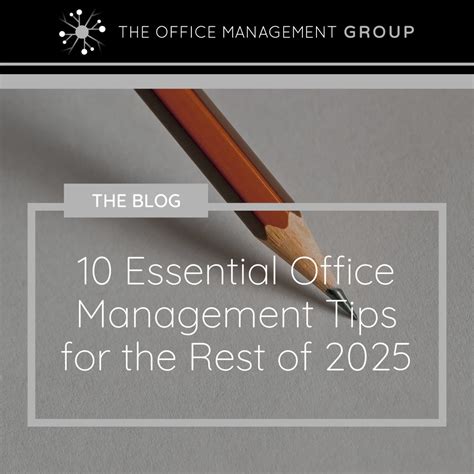 10 Essential Office Management Tips For The Rest Of 2025 Office Management Group