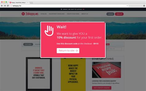 10 Examples Of Effective Website Popups 10 Examples Of Effective Website Popups