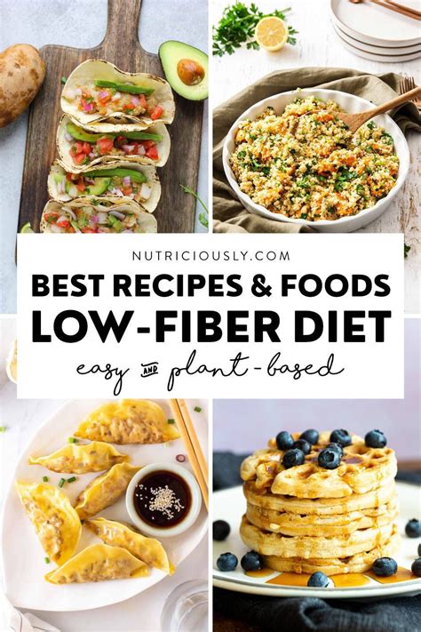 10 Low Fiber Diet Ideas Low Fiber Diet Fiber Diet Diet