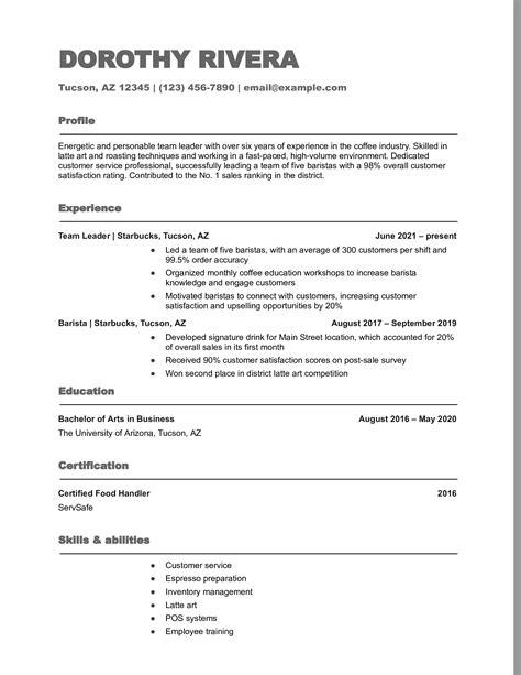 100 General Universal Resume Templates And Examples For 2026 Resumetemplates Com