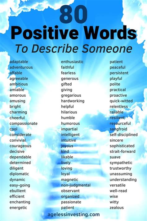 1000 Positive Words To Describe Someone Unique Amp Eloquent 1000 Positive Words To Describe Someone Unique Amp Eloquent