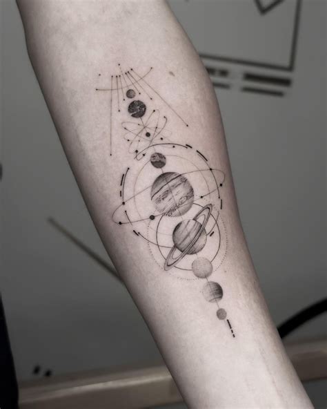 12 Amazing Space Tattoo Ideas Symbolize The Universe S Grandeur