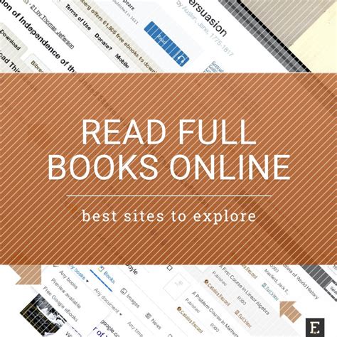12 Sites Where You Can Read Full Books Online Ebook Friendly 12 Sites Where You Can Read Full Books Online Ebook Friendly