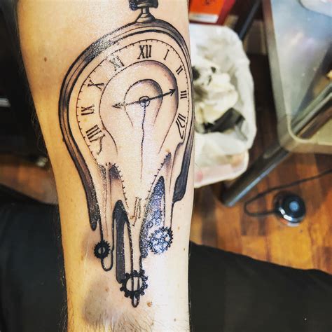 1326 Melting Clock Tattoo Ideas Blackink Ai 1326 Melting Clock Tattoo Ideas Blackink Ai