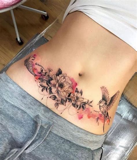 140 Meaningful Stomach Tattoos For Women Good Art Design