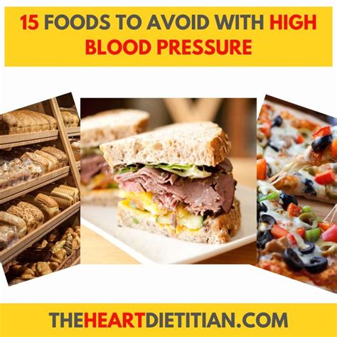 15 Foods To Avoid With High Blood Pressure The Heart Dietitian