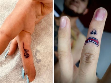 16 Cute Finger Tattoo Designs For Men And Women 2023