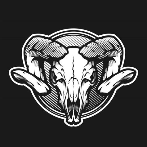 160 Ram Skull Tattoo Stock Illustrations Royalty Free Vector Graphics Clip Art Istock