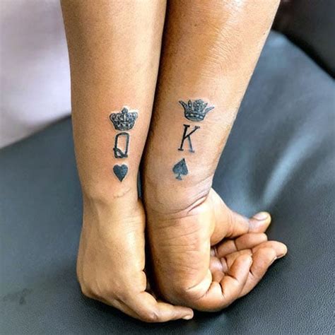 165 Matching King And Queen Tattoos For Couples 2023