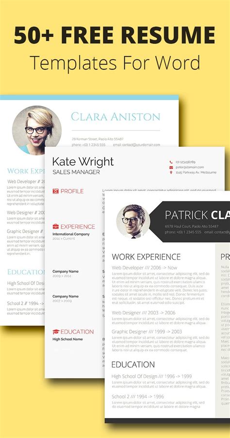180+ Resume Templates (100% Free Download, No Signup)
