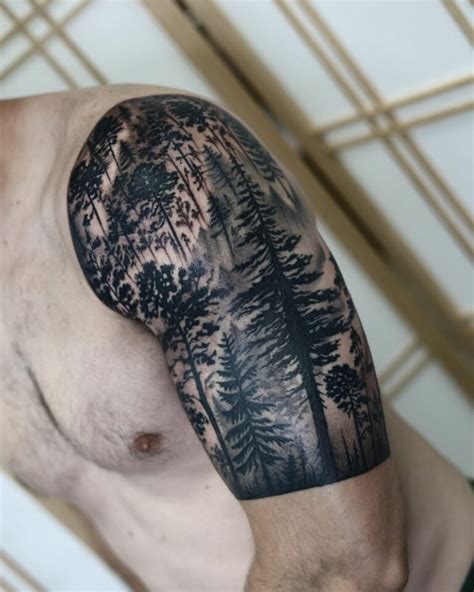 20 Forest Sleeve Tattoo Designs To Pine For 20 Forest Sleeve Tattoo Designs To Pine For