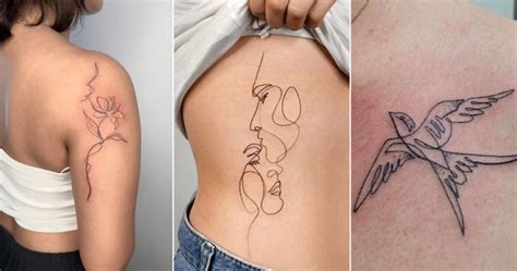 21 Single Line Tattoo Ideas That Capture Beauty In Simplicity Tattoosofasia