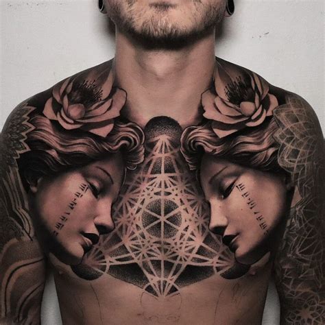 23 Dope Amp Empowering Chest Tattoos For Men 23 Dope Amp Empowering Chest Tattoos For Men