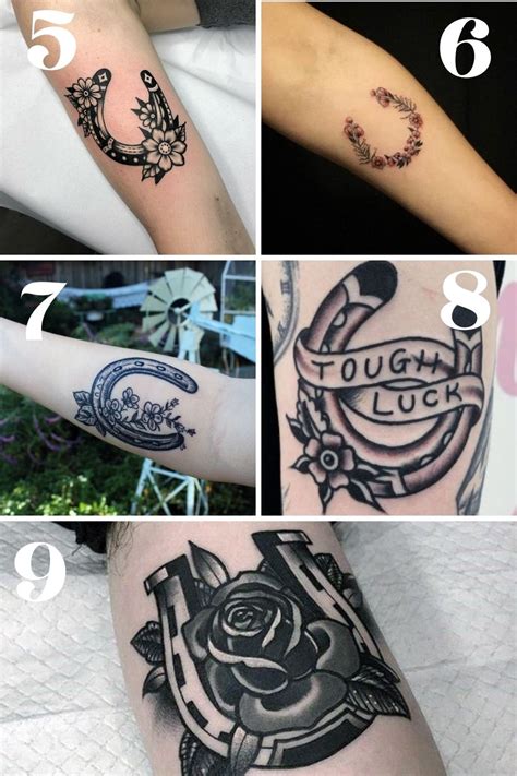 23 Lucky Horseshoe Tattoo Ideas Designs Tattoo Glee