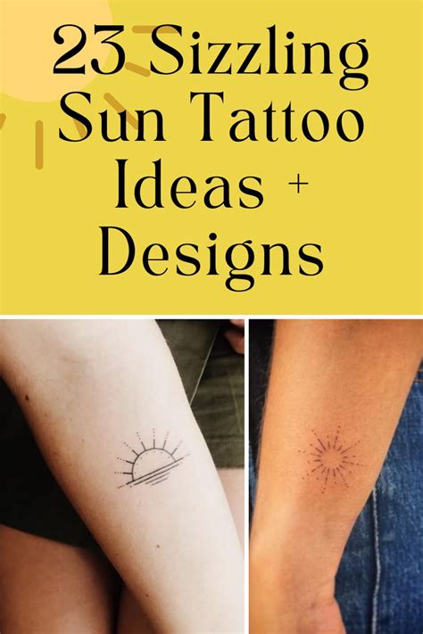 23 Sizzling Sun Tattoo Ideas Designs Tattoo Glee