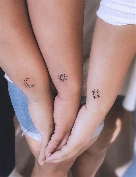 25 Feminine Matching Tattoo Ideas For Sisters