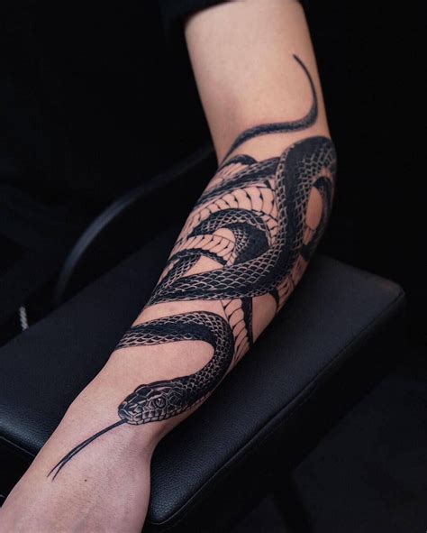 28 Snake Tattoos On Sleeve Arm Tattoo Designs Amp Ideas Petpress