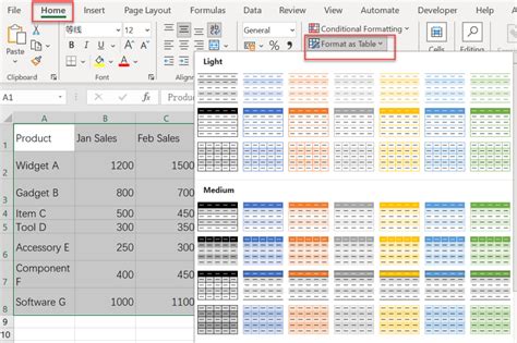 3 Easy Ways To Alternate Row Colors In Excel Howtouselinux
