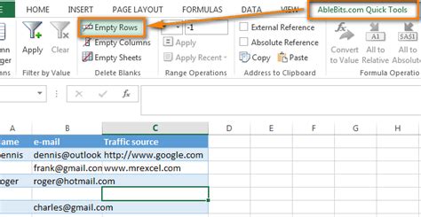 3 Ways To Remove Blank Rows In Excel Quick Tip 3 Ways To Remove Blank Rows In Excel Quick Tip