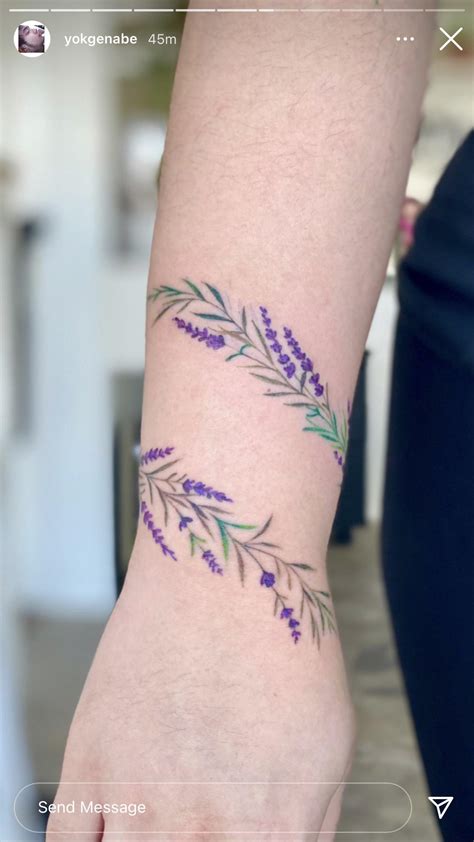 30 Beautiful Flower Tattoo Ideas Lavender Arm Tattoo I Take You Haircuts Hairstyles Hair