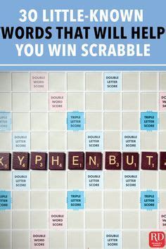 30 Little Known Words To Dominate Scrabble 30 Little Known Words To Dominate Scrabble