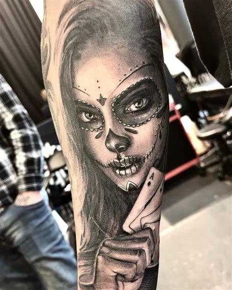 31 Santa Muerte Tattoos The Meaning Behind This Powerful Design Body Artifact