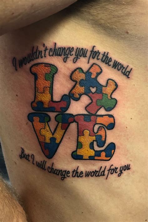 32 Autism Tattoos To Bring Awareness 32 Autism Tattoos To Bring Awareness
