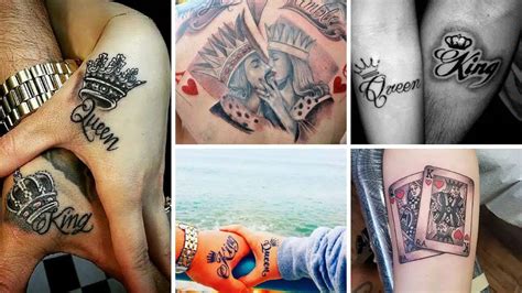 33 Beautiful Unique King And Queen Tattoos 2024
