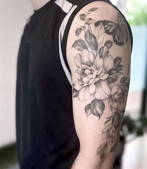 33 Masculine Flower Tattoo Designs For Men To Inspire Your Artwork Narrative