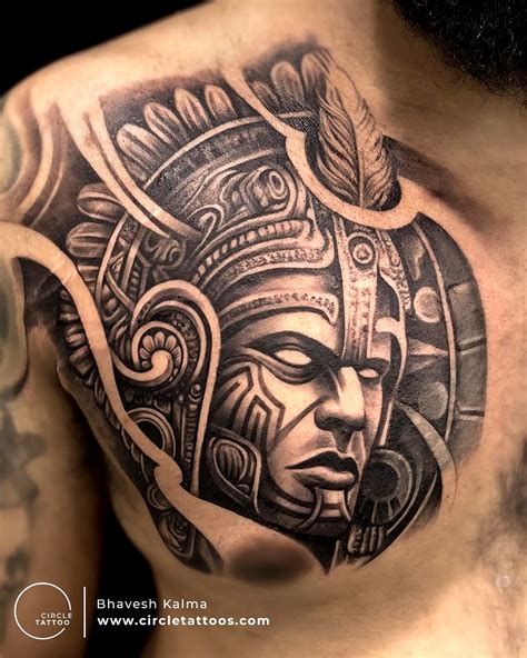 33 Striking Aztec Tattoo Ideas For Men Women In 2024