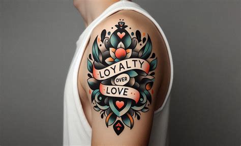 39 Innovative And Meaningful Ideas For Loyalty Over Love Tattoos Tattoo Inspired Apparel