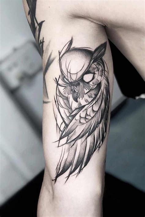 39 Owl Tattoo Designs That Will Make You Drool With Satisfaction Tattoos For Guys Owl Tattoo