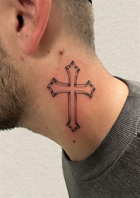 3D Cross Tattoo On Neck By Halifax Tattoo Artist Larry Tattoo Halifax Tattoo Artist Chinese Traditional Tattoo Japanese Traditional Tattoo Color Tattoo Tattoo Shops Near Me 3D Cross Tattoo On Neck By Halifax Tattoo Artist Larry Tattoo Halifax Tattoo Artist Chinese Traditional Tattoo Japanese Traditional Tattoo Color Tattoo Tattoo Shops Near Me