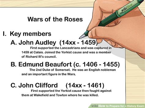 4 Ways To Prepare For A History Exam Wikihow 4 Ways To Prepare For A History Exam Wikihow