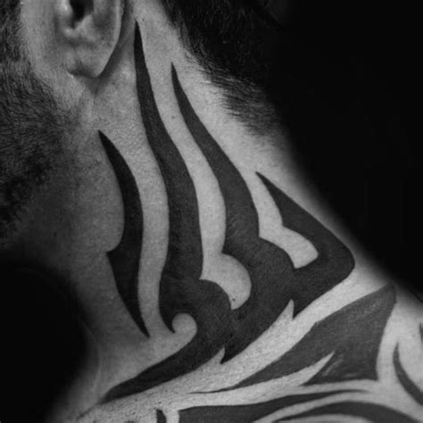 40 Cool Tribal Neck Tattoos For Men 40 Cool Tribal Neck Tattoos For Men