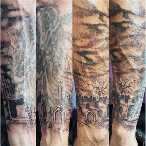 40 Graveyard Tattoo Designs For Men Tombstones And Earthy Ties Graveyard Tattoo Tattoo 40 Graveyard Tattoo Designs For Men Tombstones And Earthy Ties Graveyard Tattoo Tattoo