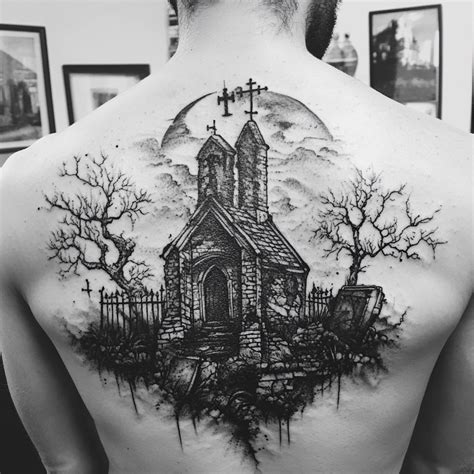 40 Graveyard Tattoo Designs For Men 40 Graveyard Tattoo Designs For Men