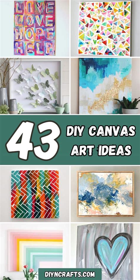 43 Diy Canvas Art Ideas Easy And Decorative Diy Amp Crafts