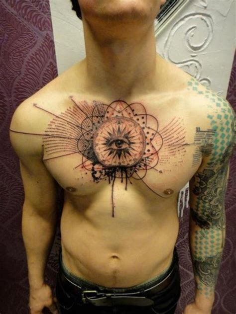 45 Intriguing Chest Tattoos For Men