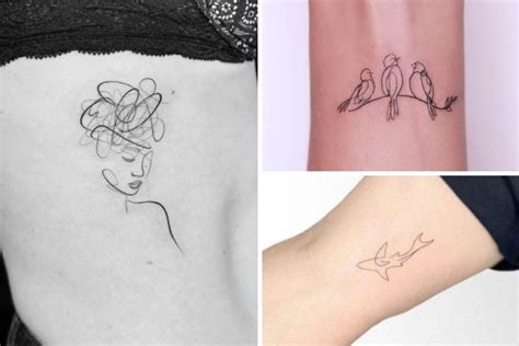 45 Simple Yet Impressive One Line Tattoos Our Mindful Life