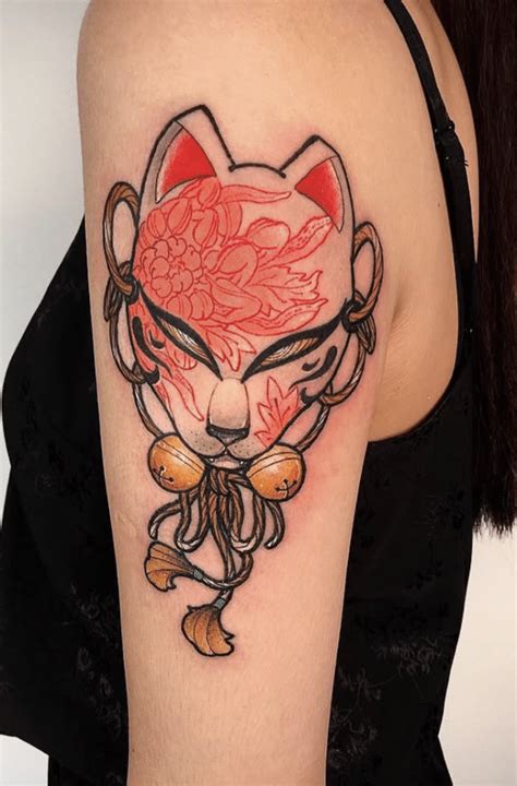 45 Stylish Japanese Mask Tattoos To Show Your True Identity 45 Stylish Japanese Mask Tattoos To Show Your True Identity