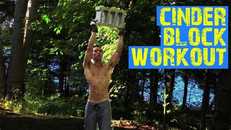 5 Cinder Block Exercises And A Simple Circuit Workout Youtube 5 Cinder Block Exercises And A Simple Circuit Workout Youtube