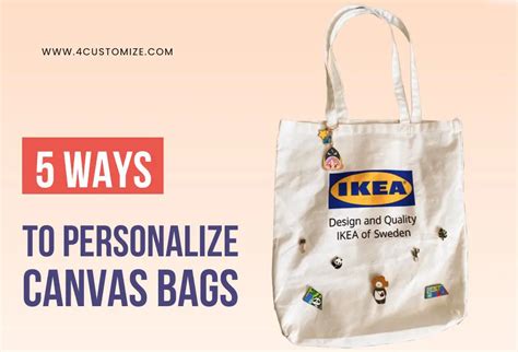 5 Creative Ways To Personalize Canvas Bag Custom Canvas Bags 4Customize 5 Creative Ways To Personalize Canvas Bag Custom Canvas Bags 4Customize