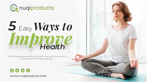 5 Easy Ways To Improve Your Health Tips For A Healthy Lifestyle 5 Easy Ways To Improve Your Health Tips For A Healthy Lifestyle