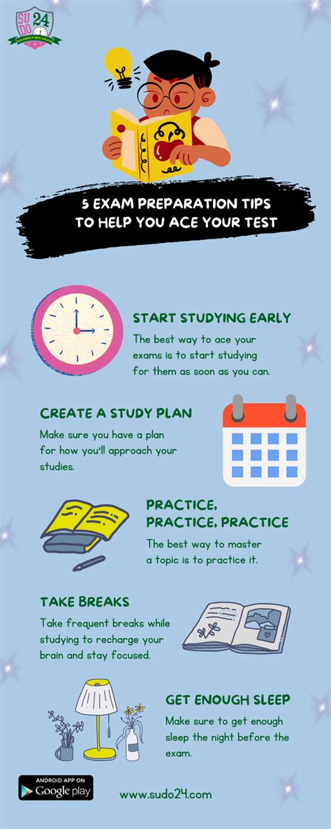 5 Exam Preparation Tips O Help You Ace Your Test E Learning Infographics 5 Exam Preparation Tips O Help You Ace Your Test E Learning Infographics