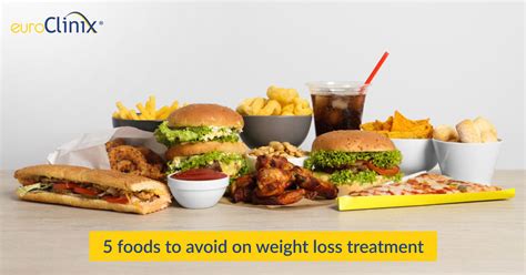 5 Foods To Avoid During Weight Loss Treatment 5 Foods To Avoid During Weight Loss Treatment