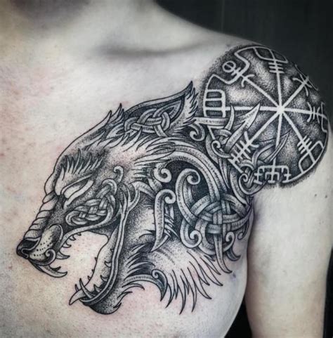 5 Nordic Tattoo Ideas Fenrir The Giant Wolf Lokis Son Bites Of Tyrs Hand Kills Odin In Ragnarok Runes Choose Your Own Meaning Often Choosen For Their Protective Properties Valkyrie