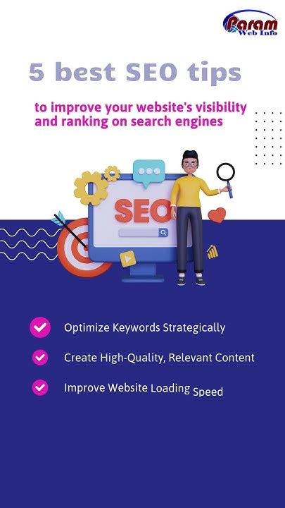5 Seo Tips To Boost Your Website S Ranking Paramwebinfo Paramwebinfo Seo Digitalmarketing