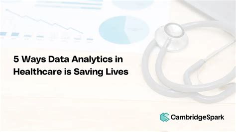 5 Ways Data Analytics In Healthcare Is Saving Lives 5 Ways Data Analytics In Healthcare Is Saving Lives